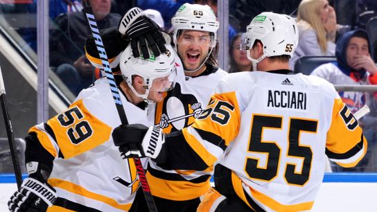 Letang's historic show sets grand stage for 7-0 slaughter of Islanders taken in Elmont, N.Y. (Penguins)